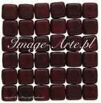 Czech Mates Tile Beads 6mm Picasso Opaque Red 20 szt.